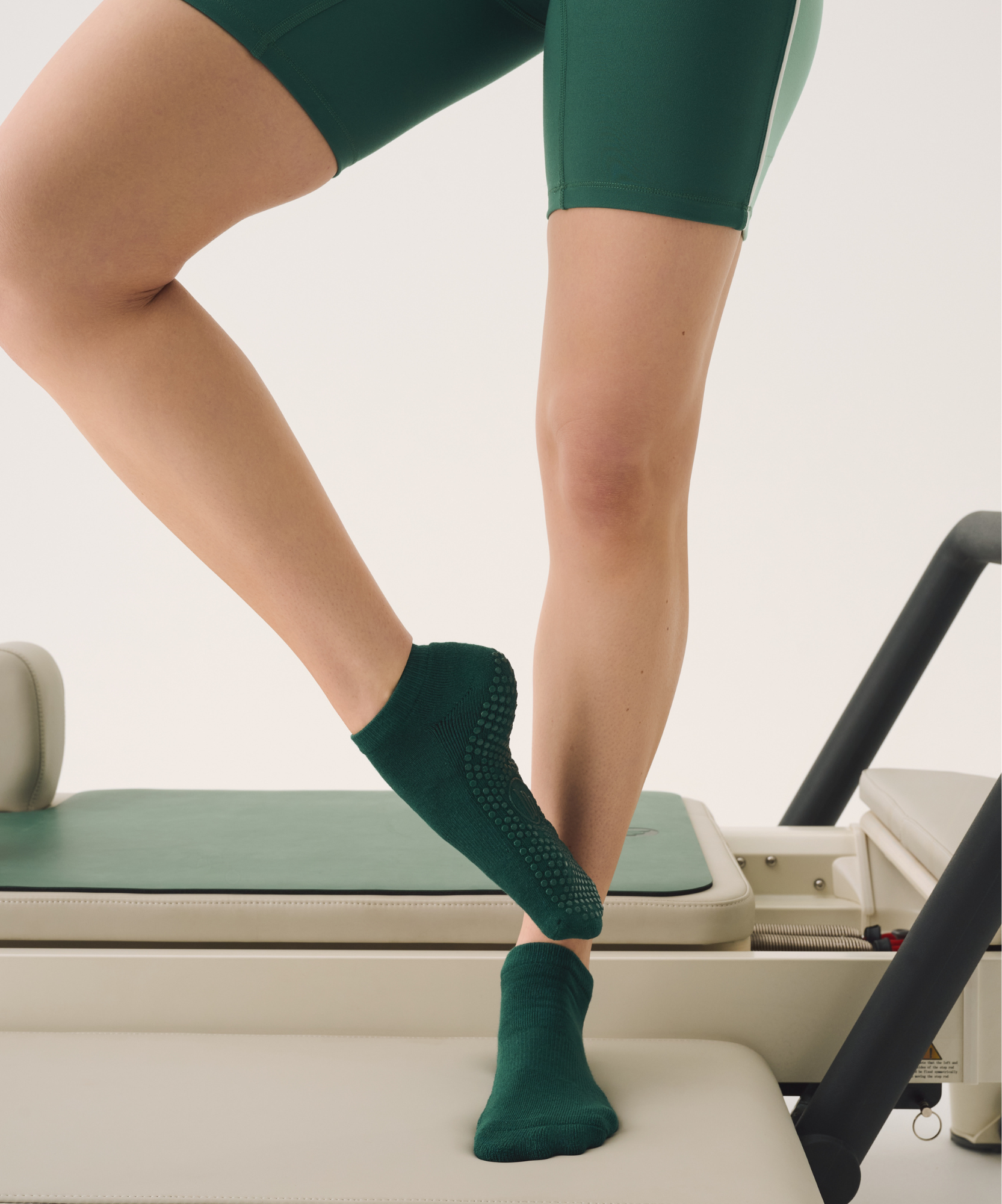 Classic Low Rise Grip Socks - Forest Green