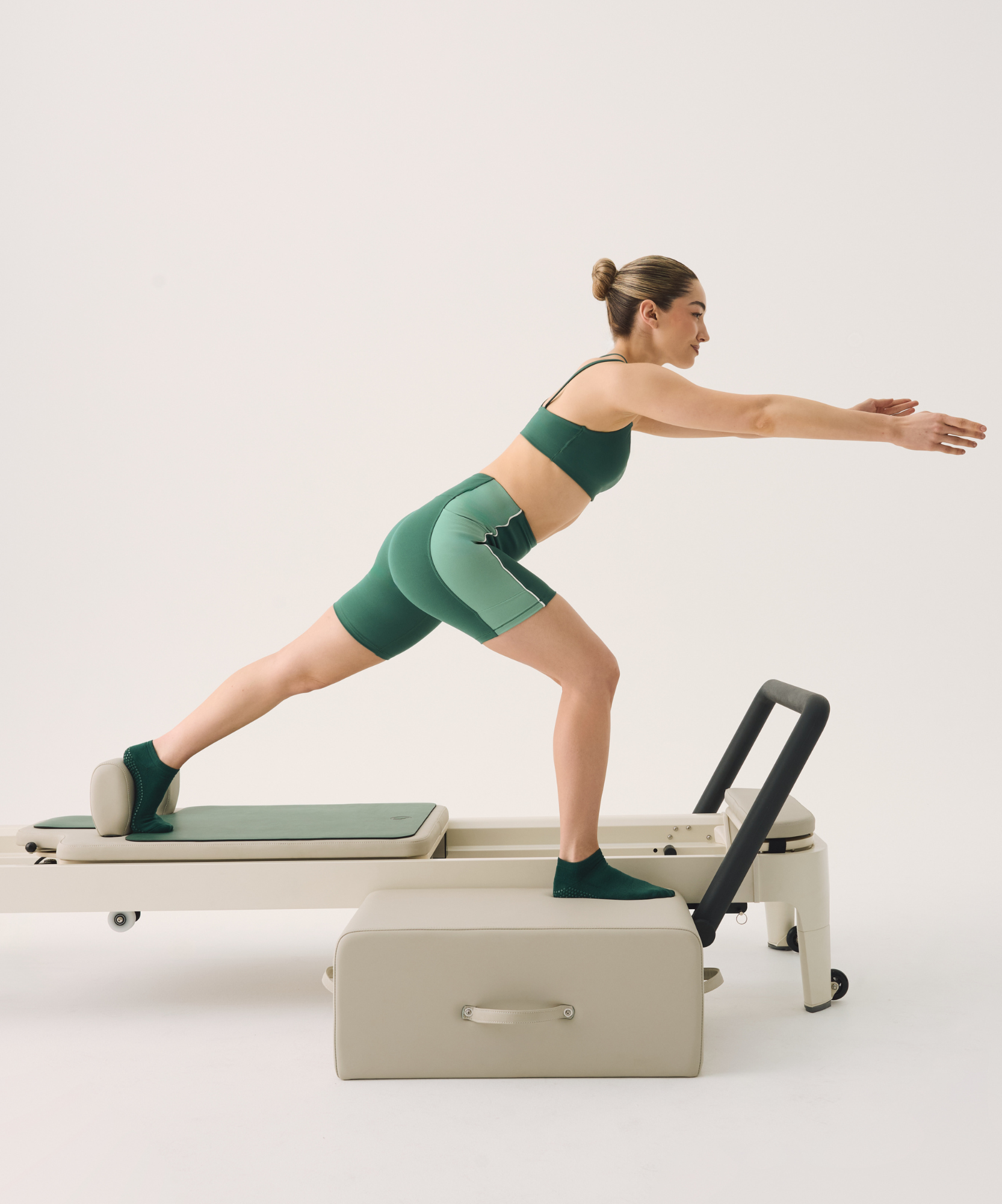 Classic Low Rise Grip Socks - Forest Green