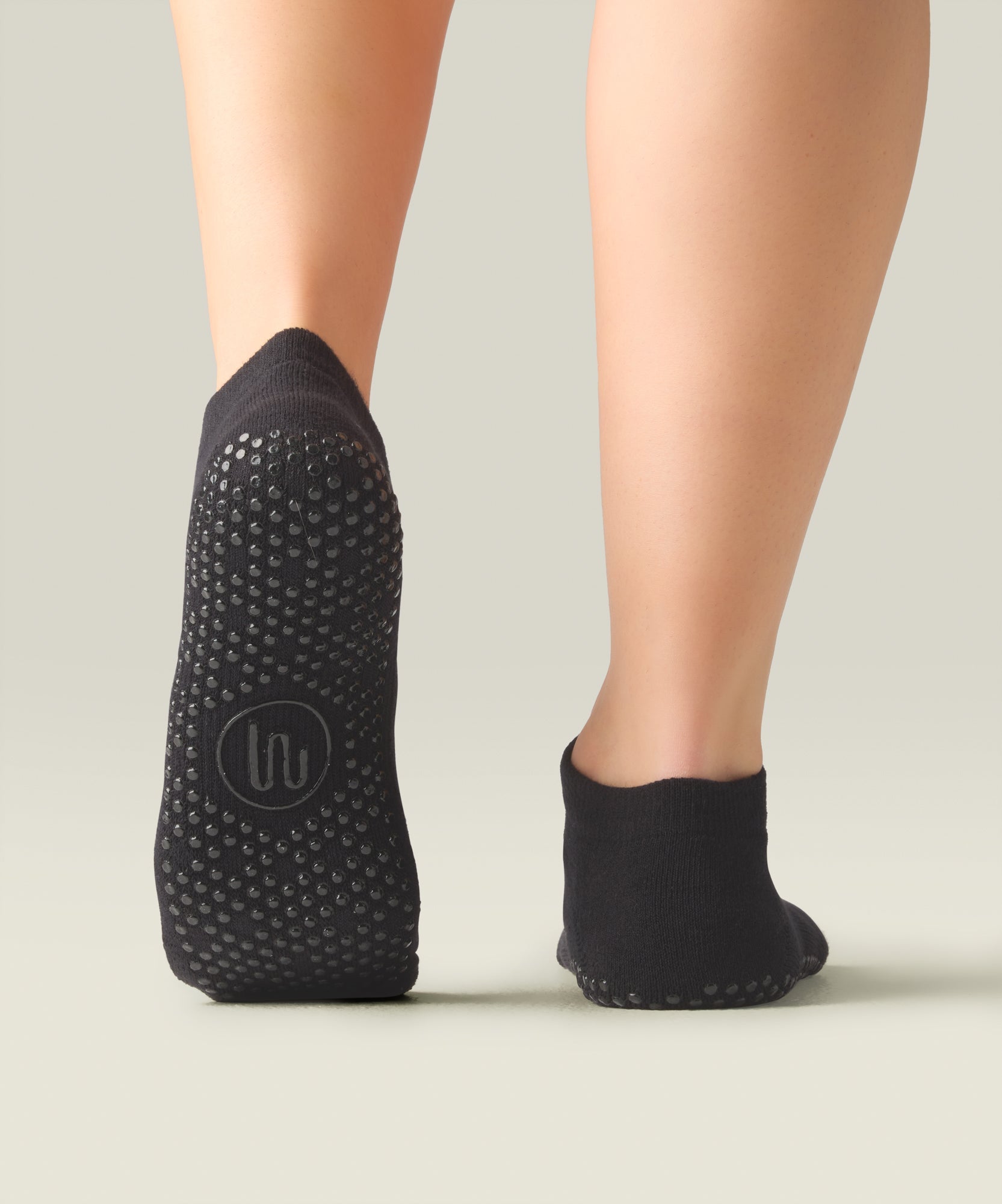 Classic Low Rise Grip Socks - Classic Black