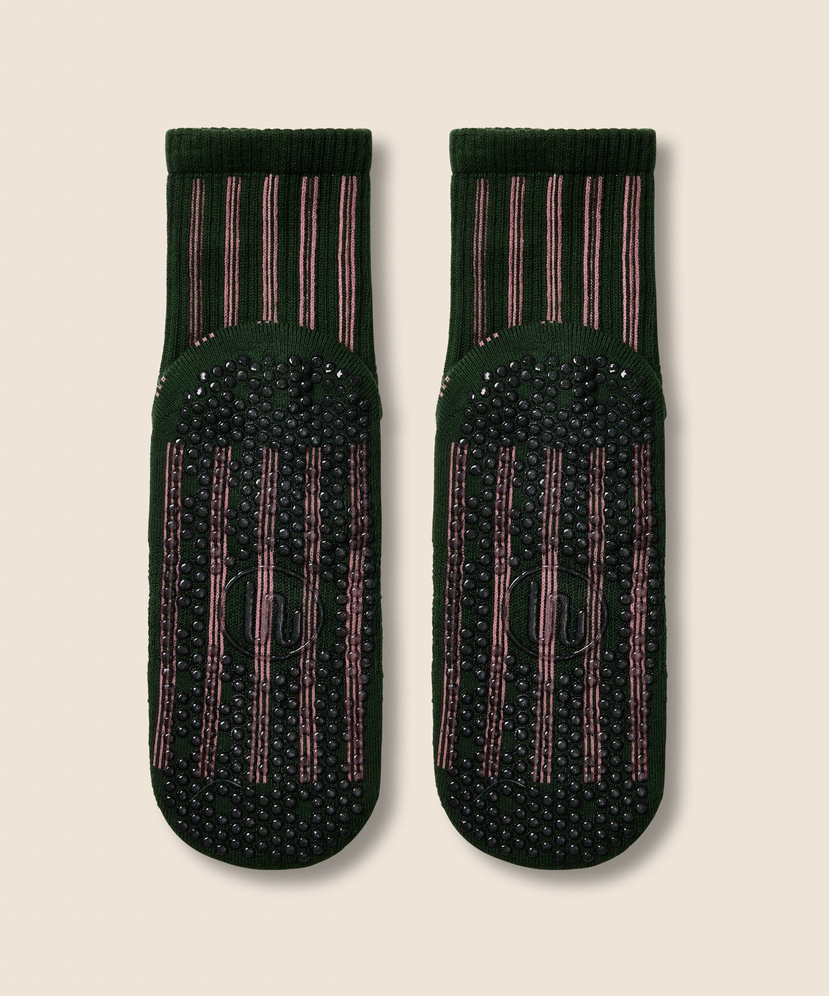 Crew Non Slip Grip Socks - Verde Carnival