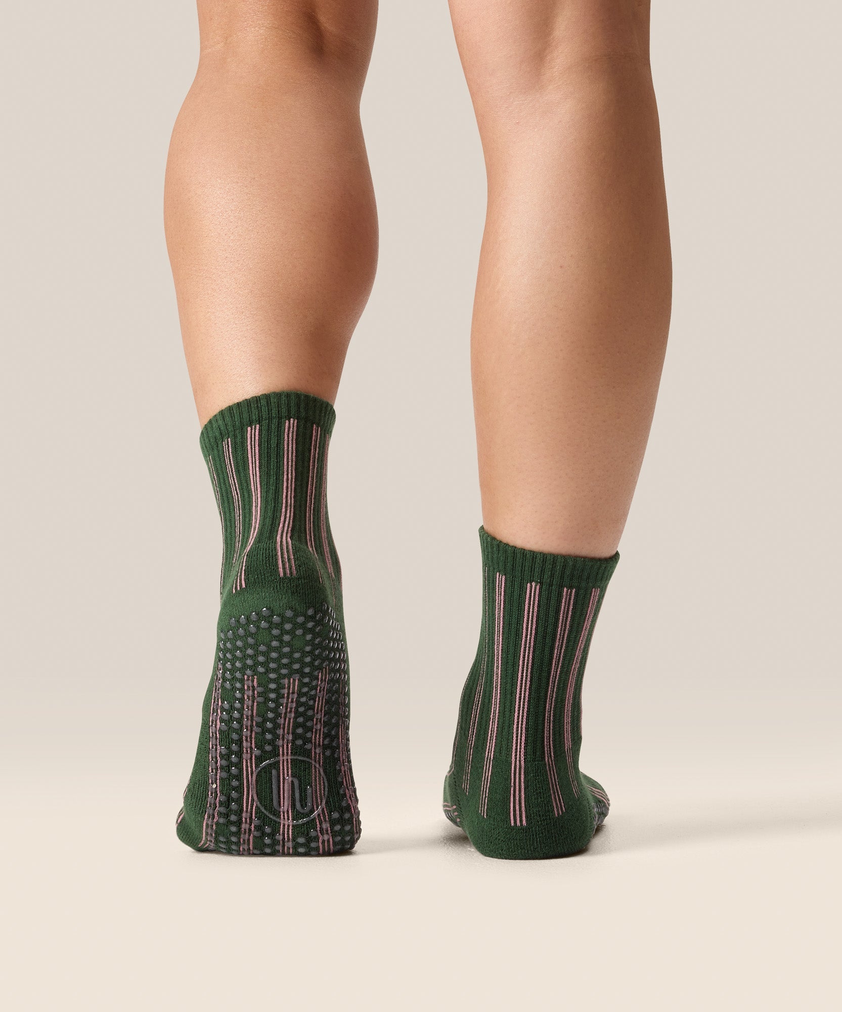 Crew Non Slip Grip Socks - Verde Carnival