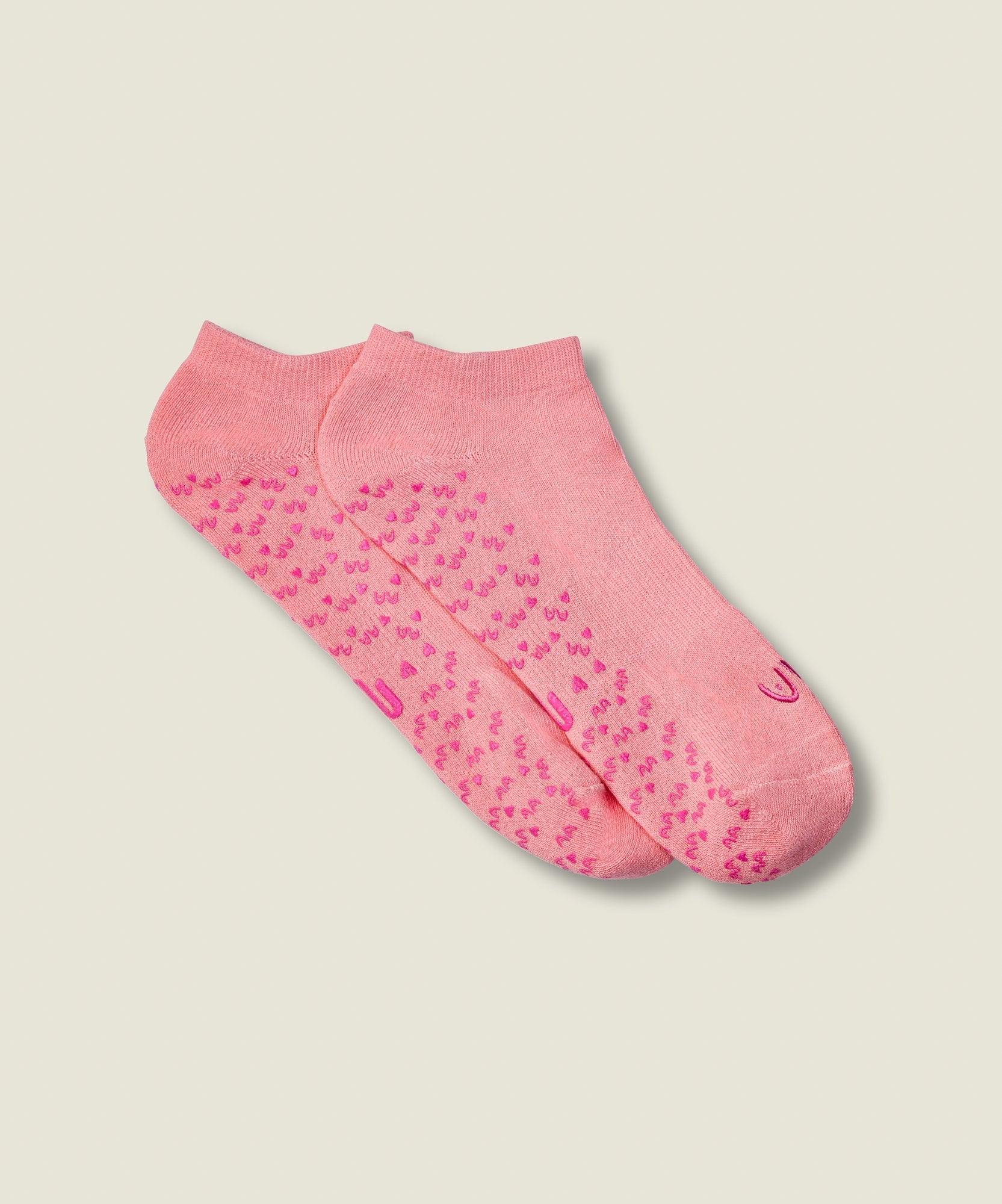 Classic Low Rise Grip Socks - Power in Pairs Pink