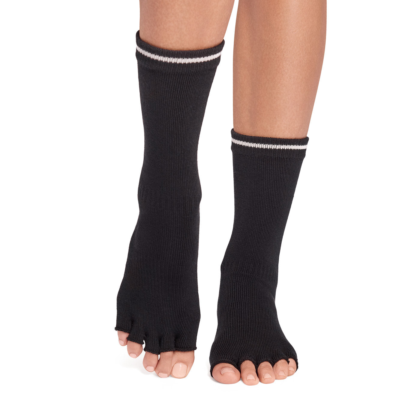 Half Toe Crew Grip Socks