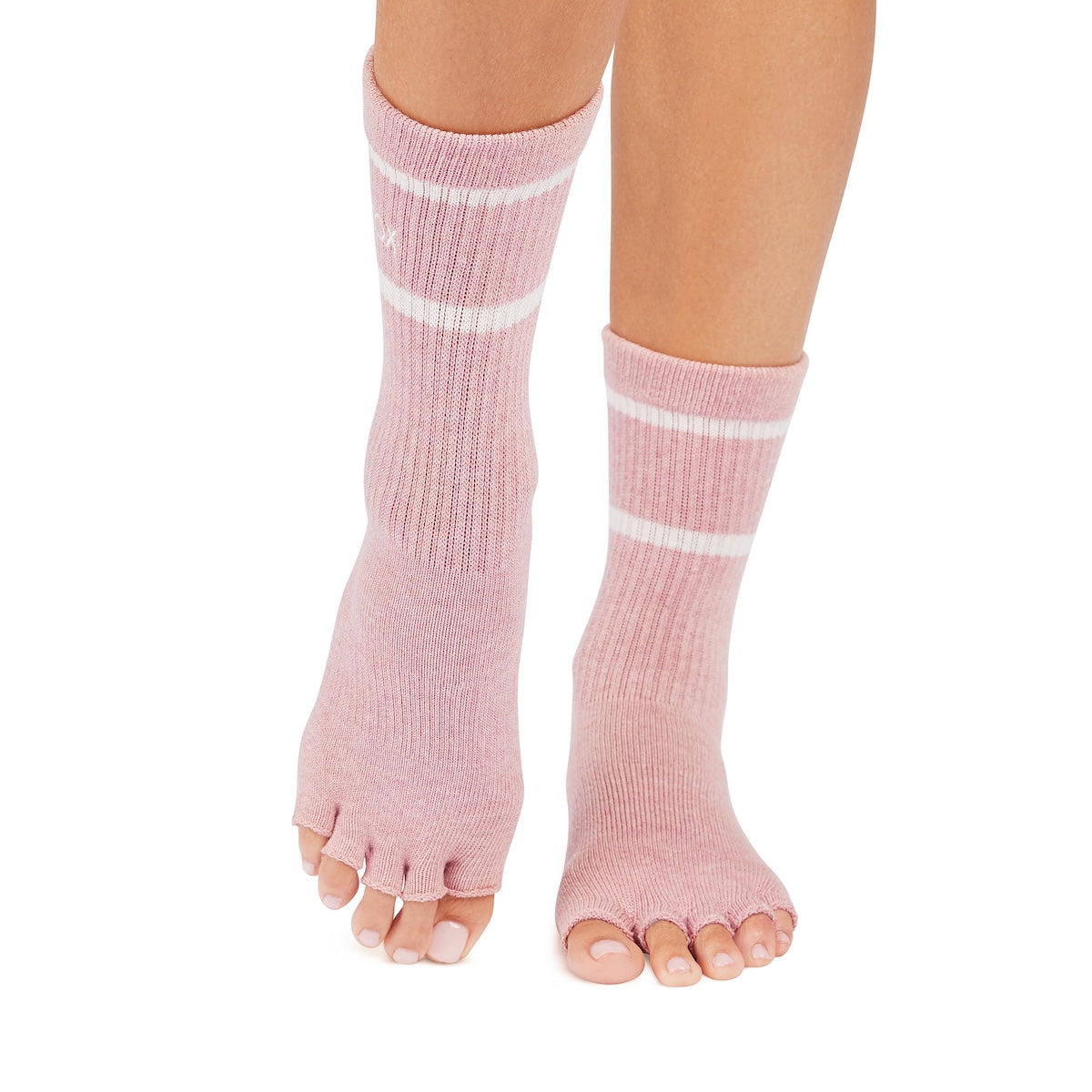 Half Toe Crew Grip Socks