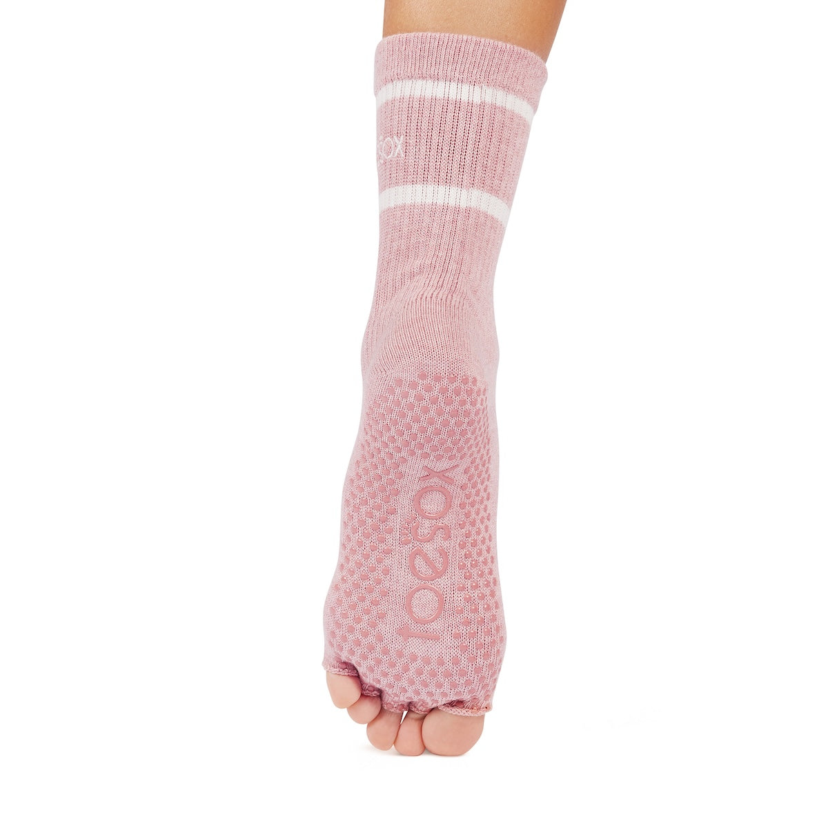 Half Toe Crew Grip Socks