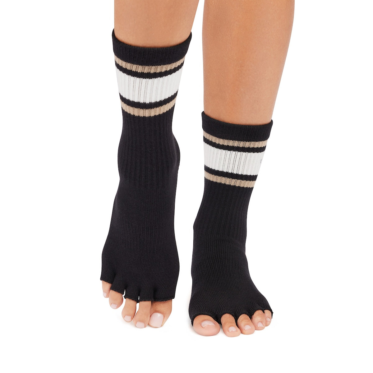 Half Toe Crew Grip Socks