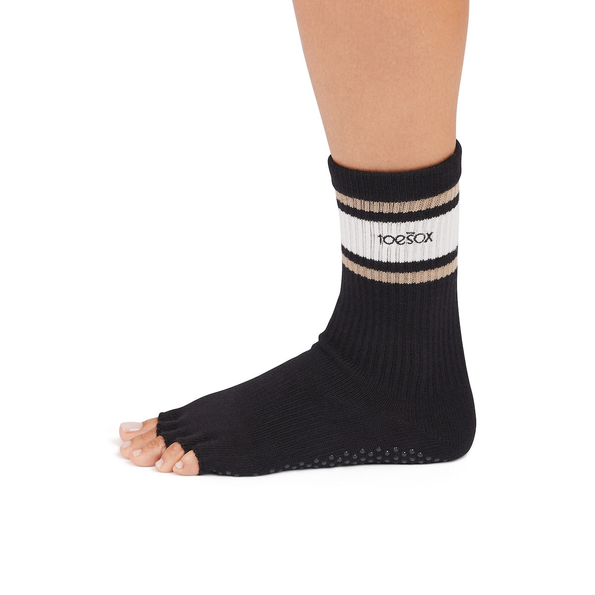 Half Toe Crew Grip Socks