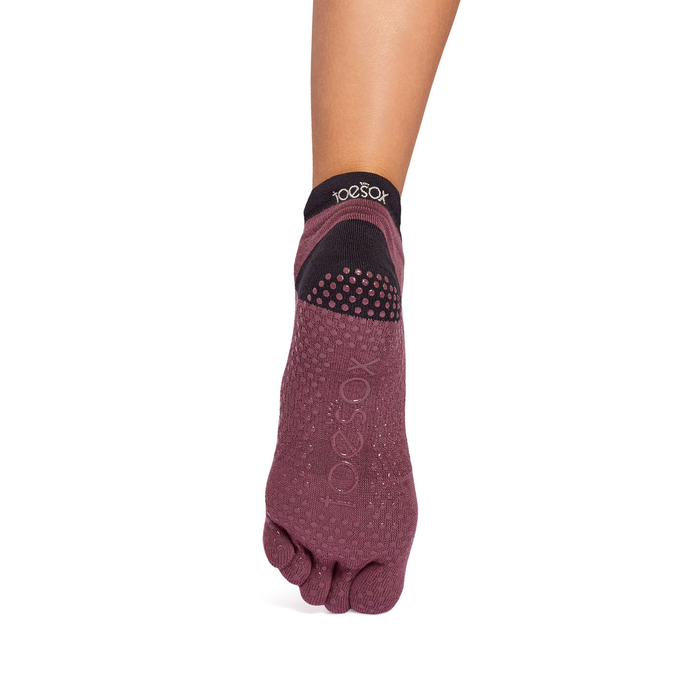 Full Toe Ultra Fine Knit Low Rise Grip Socks