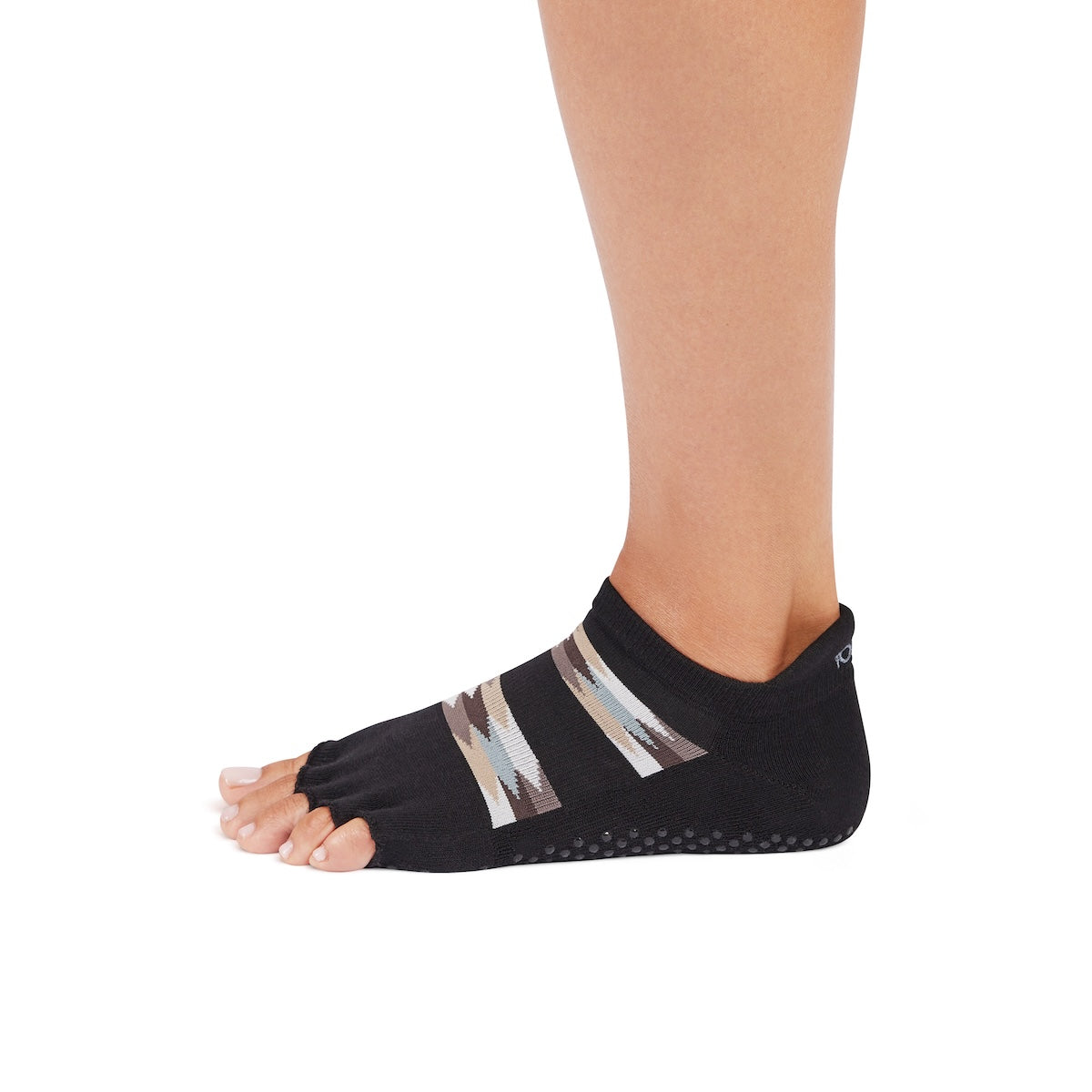 Half Toe Ultra Fine Knit Low Rise Grip Socks