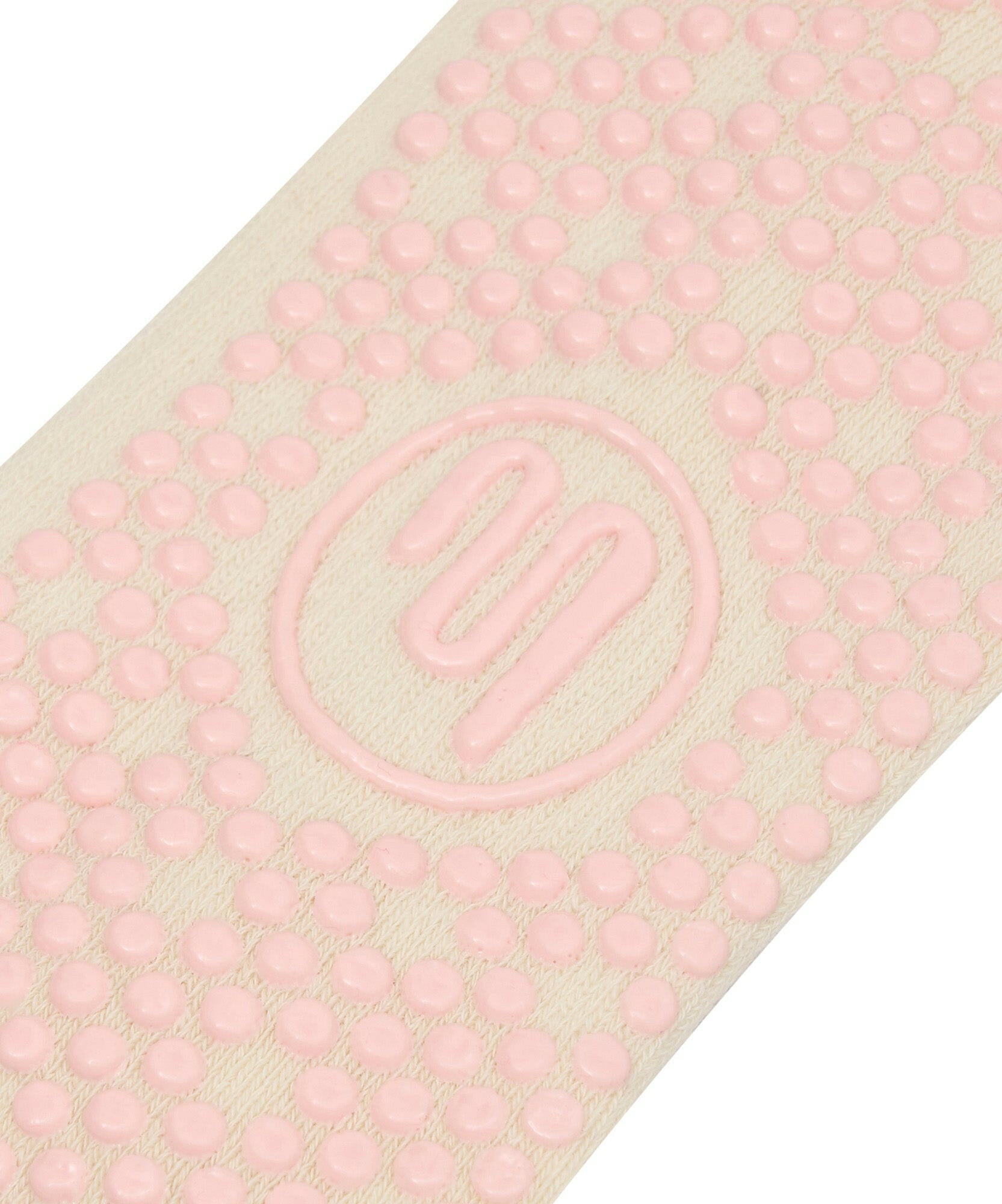 Crew Non Slip Grip Socks - Stripe Vanilla & Sage