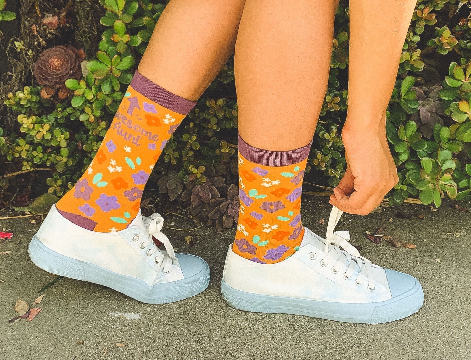 Womens Awesome Aunt Socks