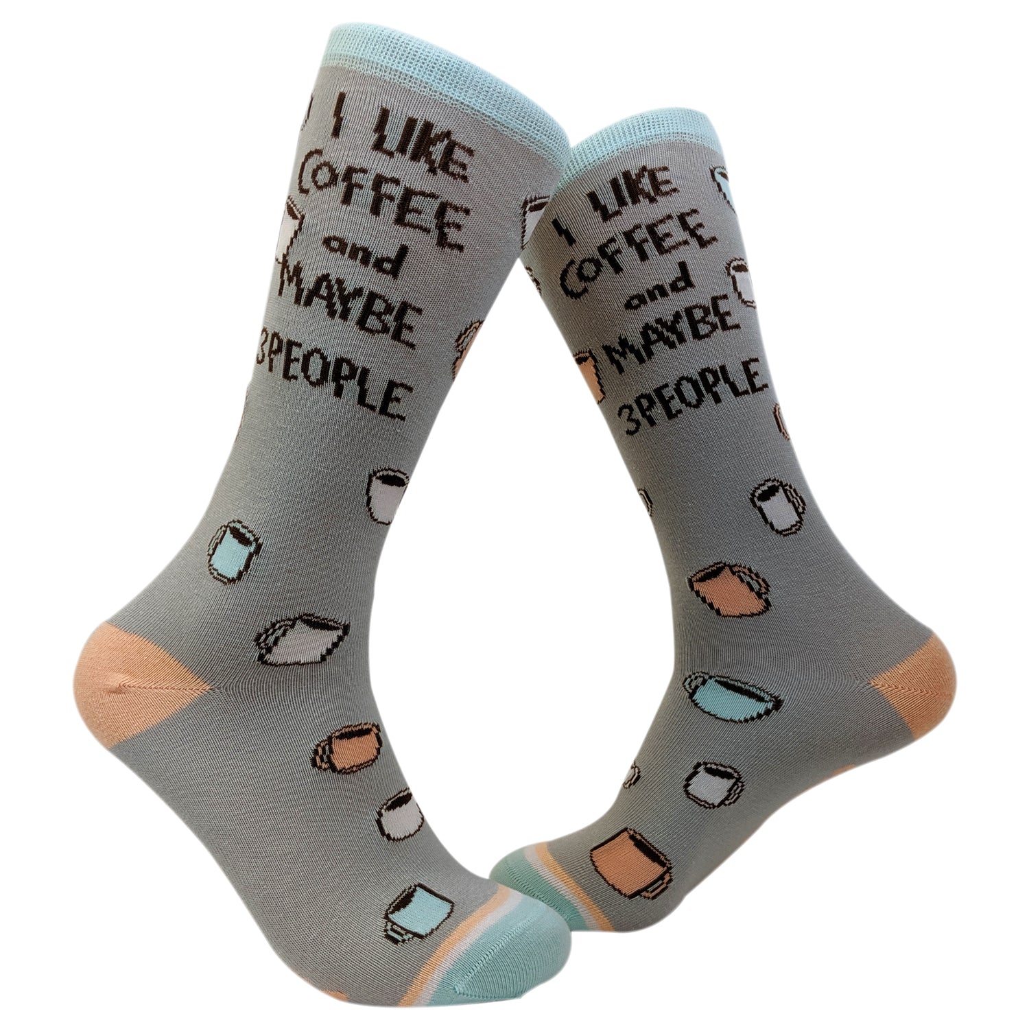 Womens I Like Coffee And Maybe 3 People Socks