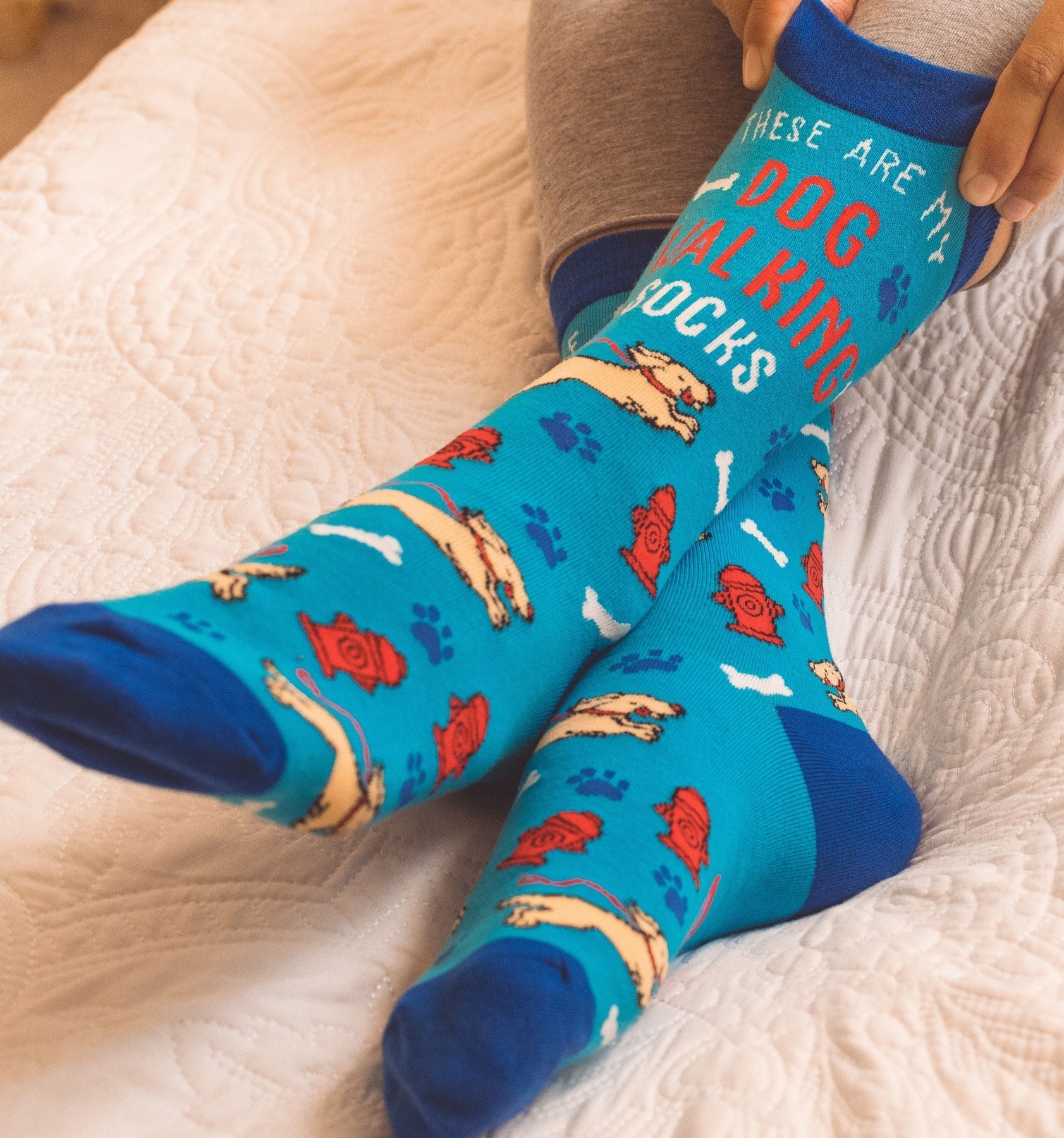 Womens These Are My Dog Walking Socks