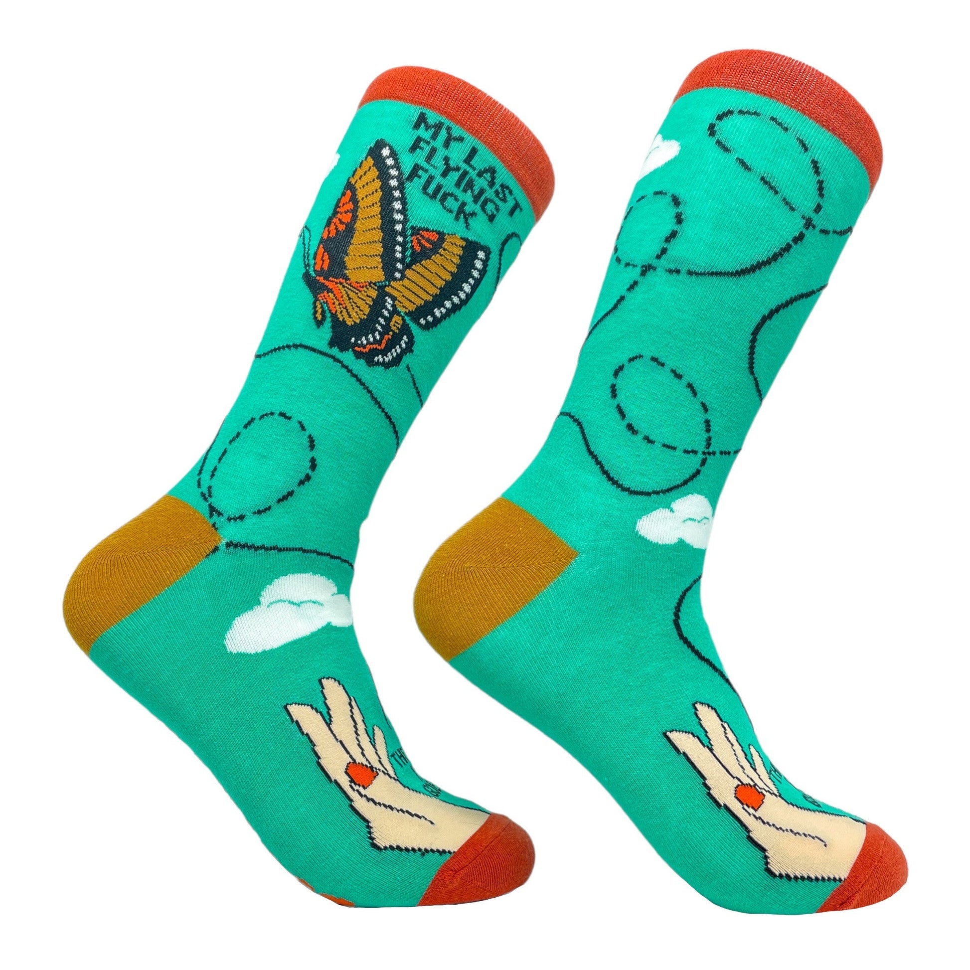 Womens There Goes My Last Flying Fuck Socks