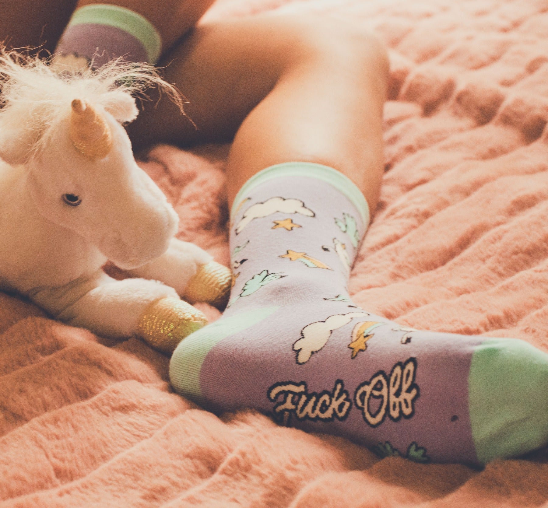 Womens Fuck Off Socks