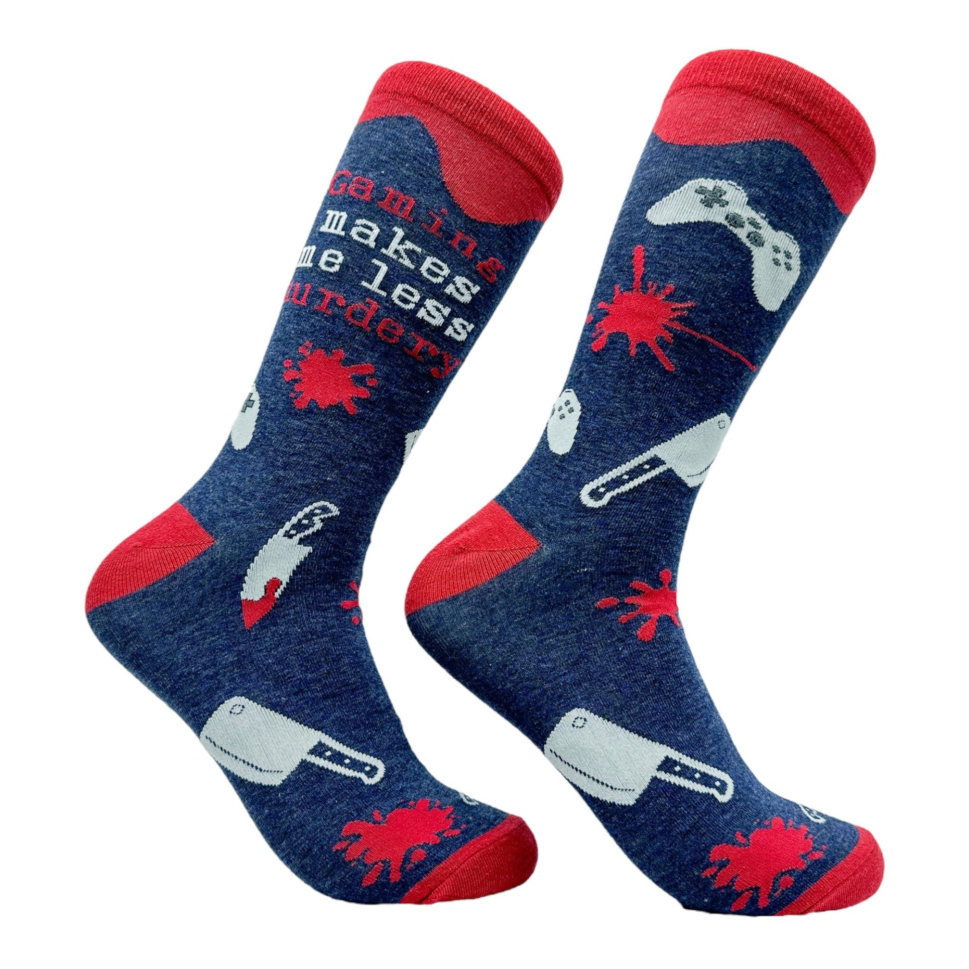 Women's Gaming Makes Me Less Murdery Socks