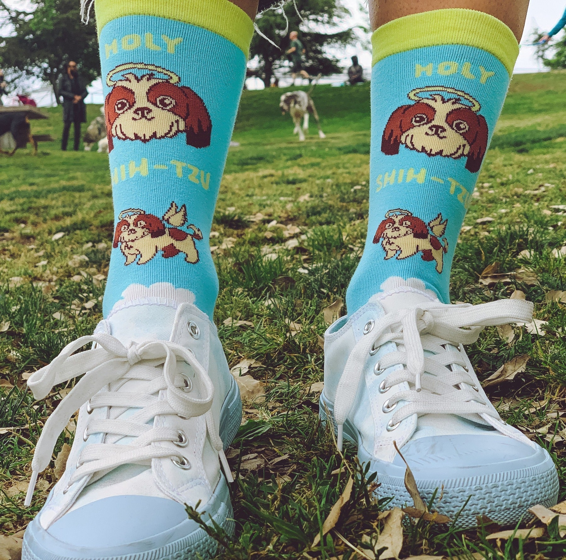 Womens Holy Shih-Tzu Socks