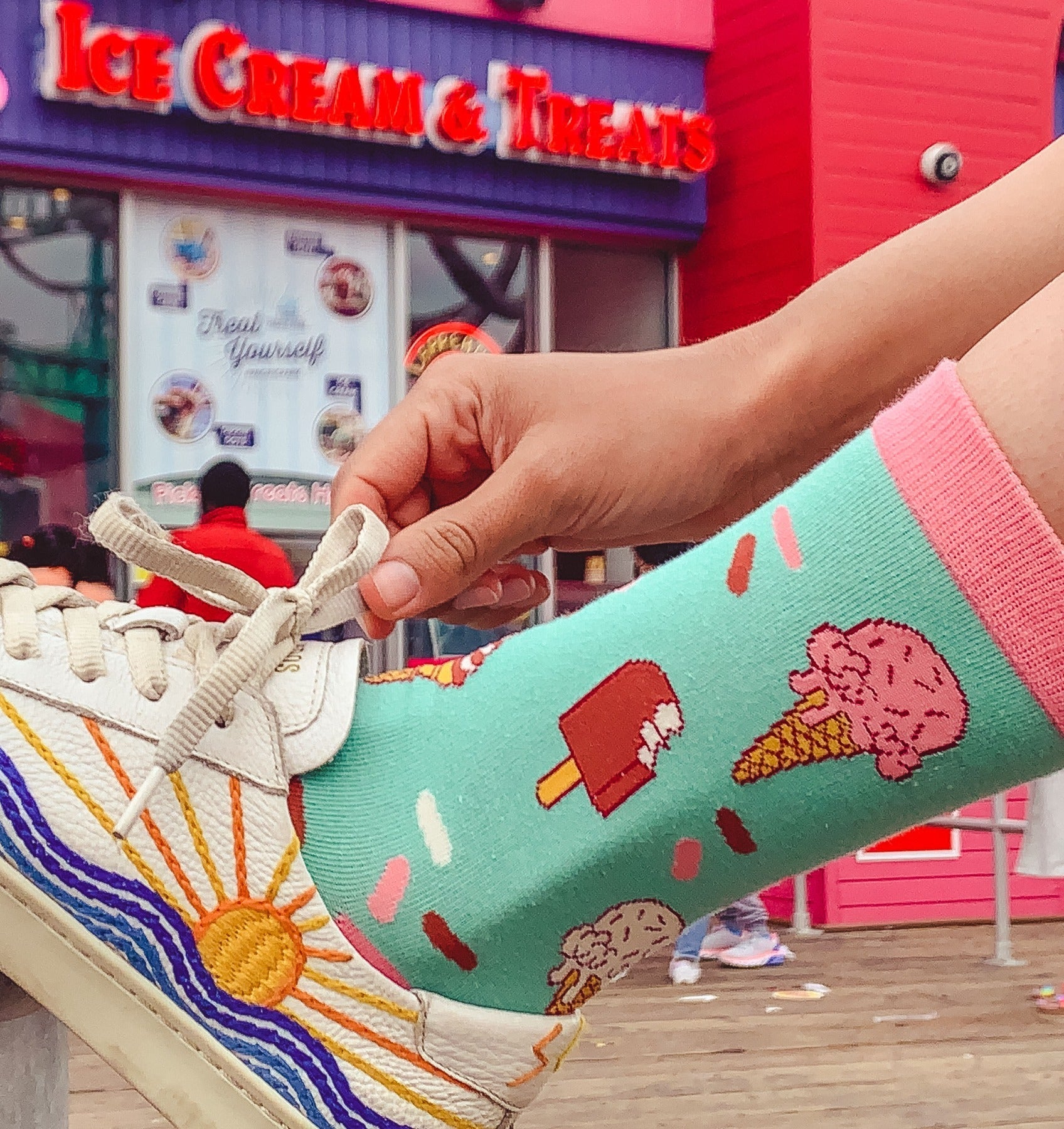 Womens Ice Cream Socks