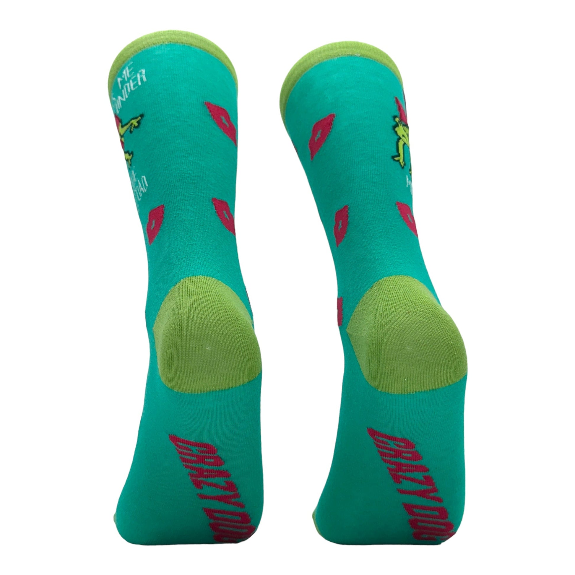 Women's Kiss Me Under The Mistletoad Socks