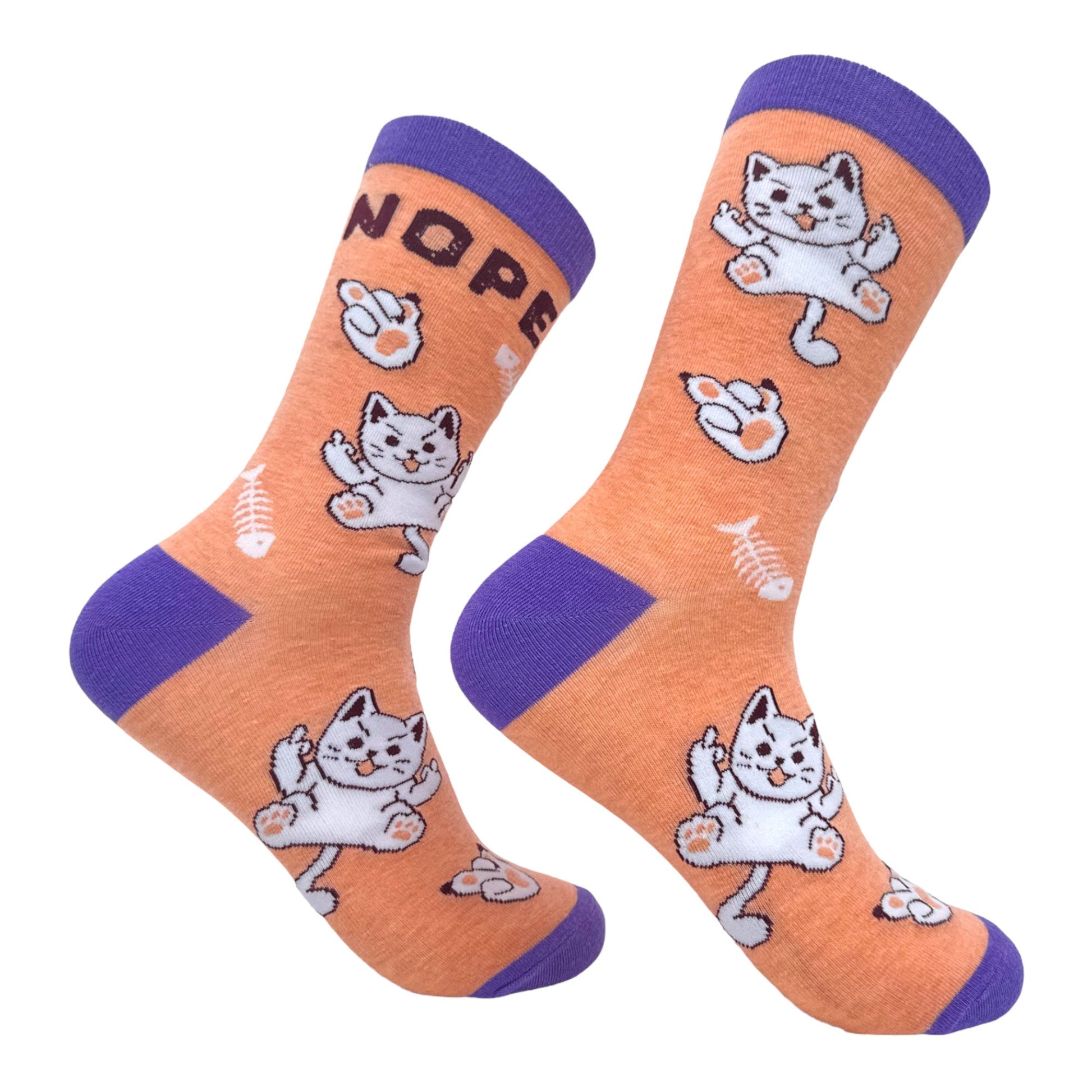 Women's Nope Cat Socks