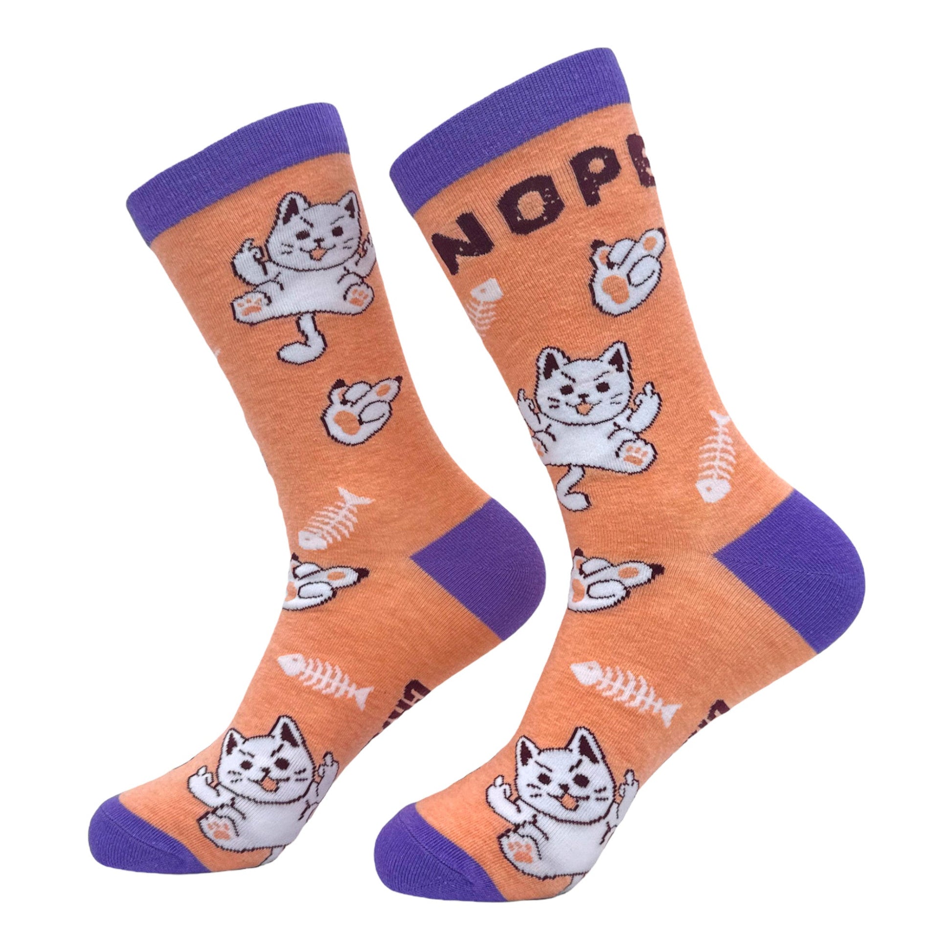 Women's Nope Cat Socks