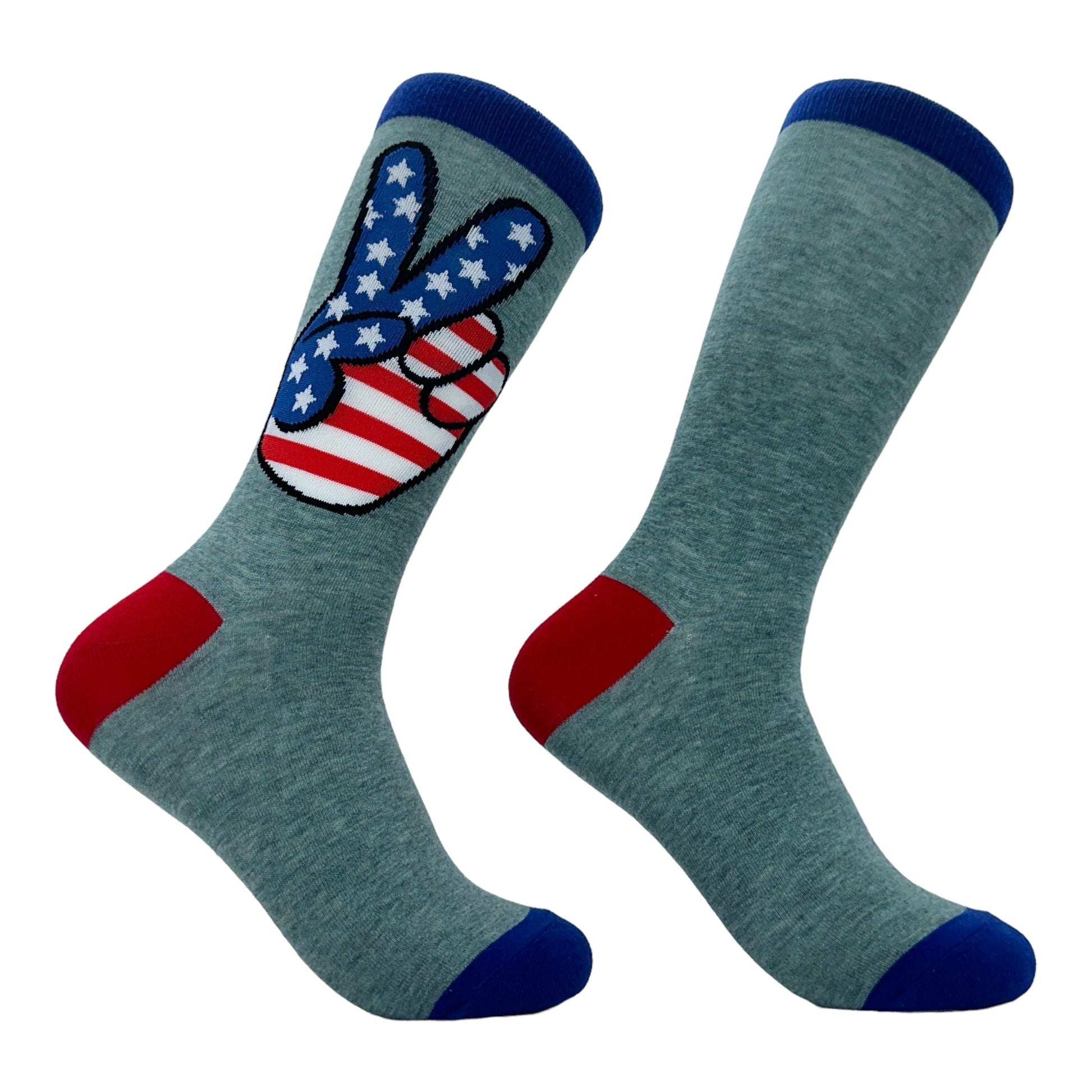 Women's USA Peace Hands Socks