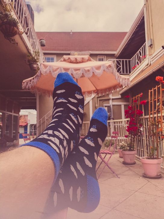 Womens Happy Bitch Socks