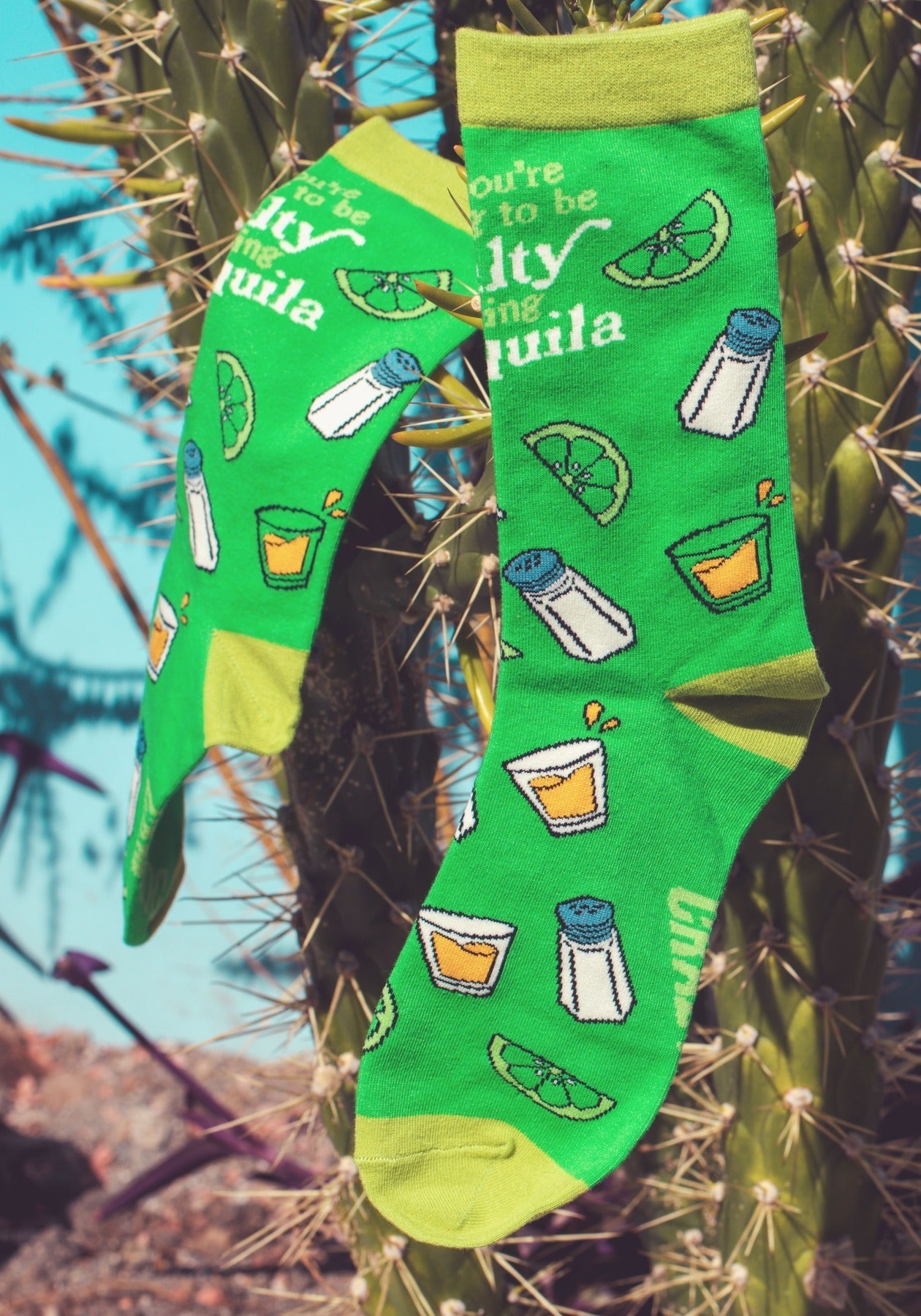 Womens If You're Gonna Be Salty Bring Tequila Socks