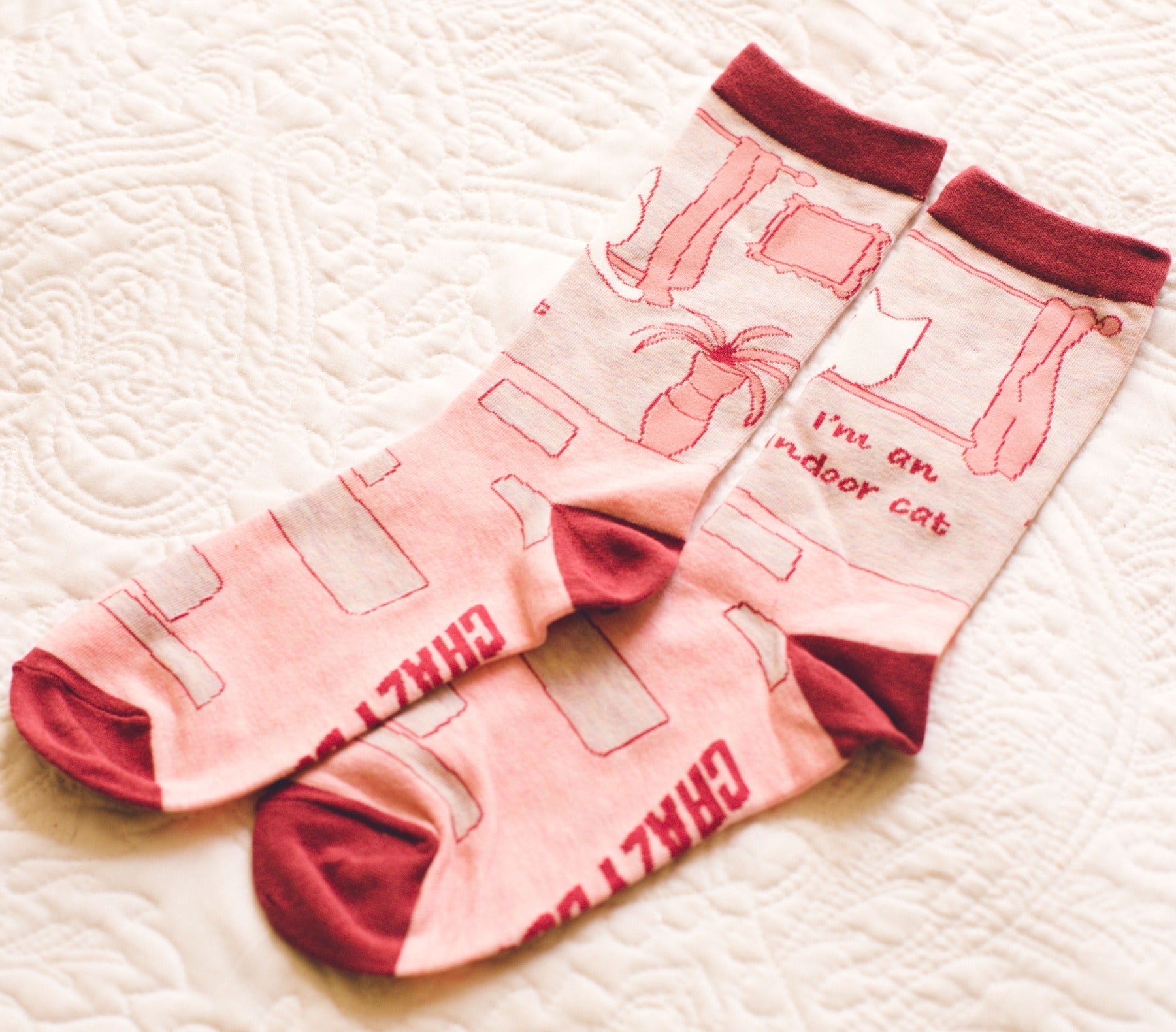 Women's I'm An Indoor Cat Socks