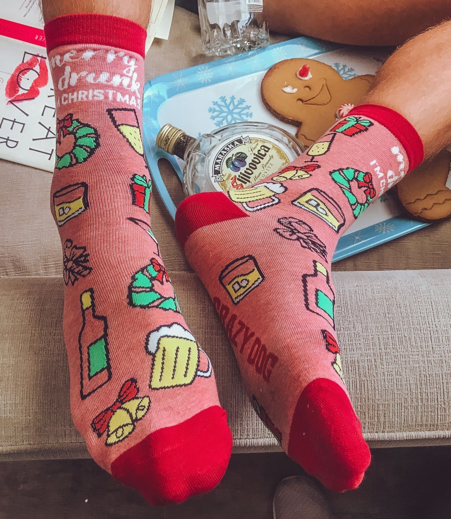 Women's Merry Drunkmas Socks