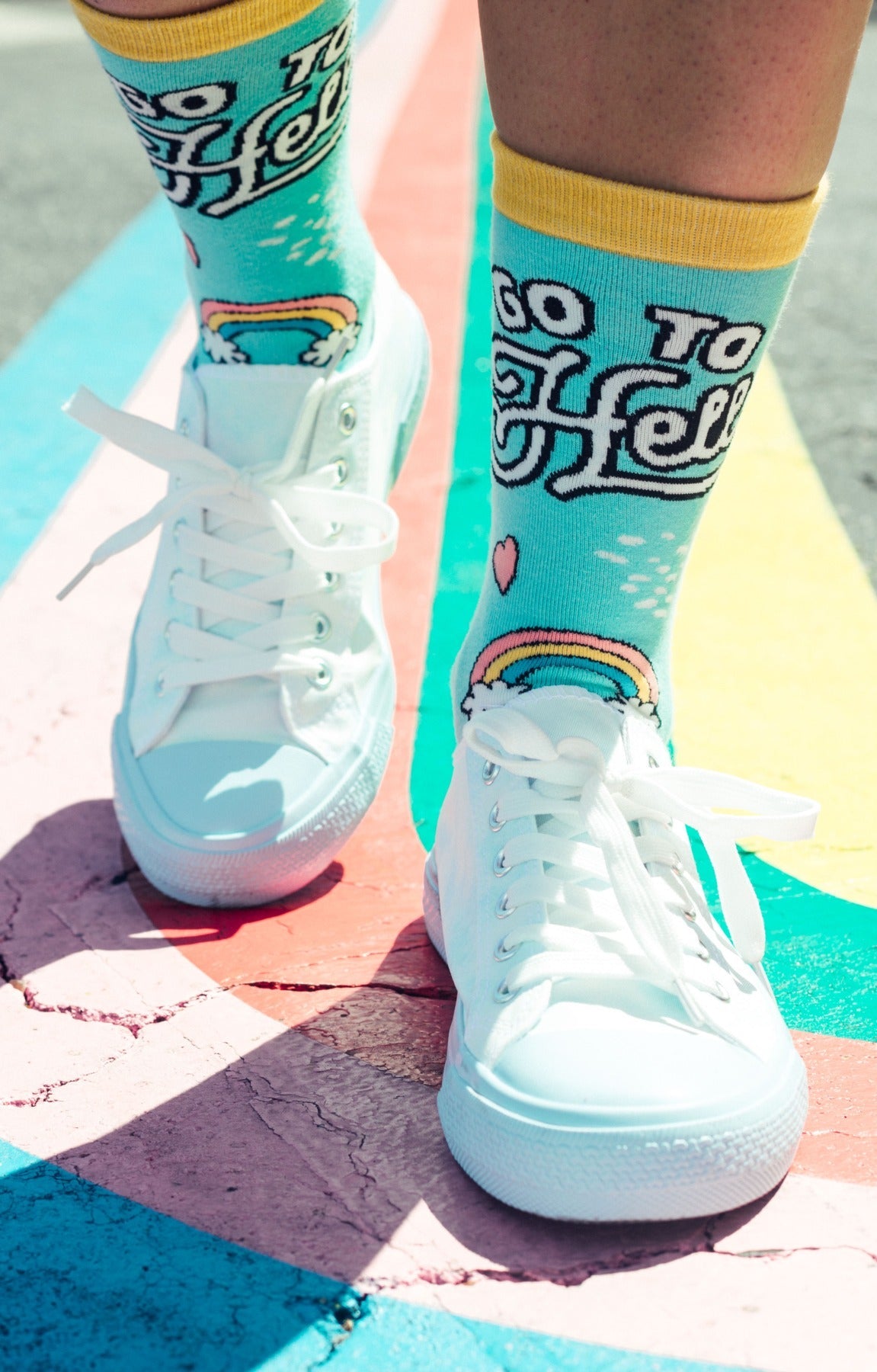 Womens Go To Hell Socks