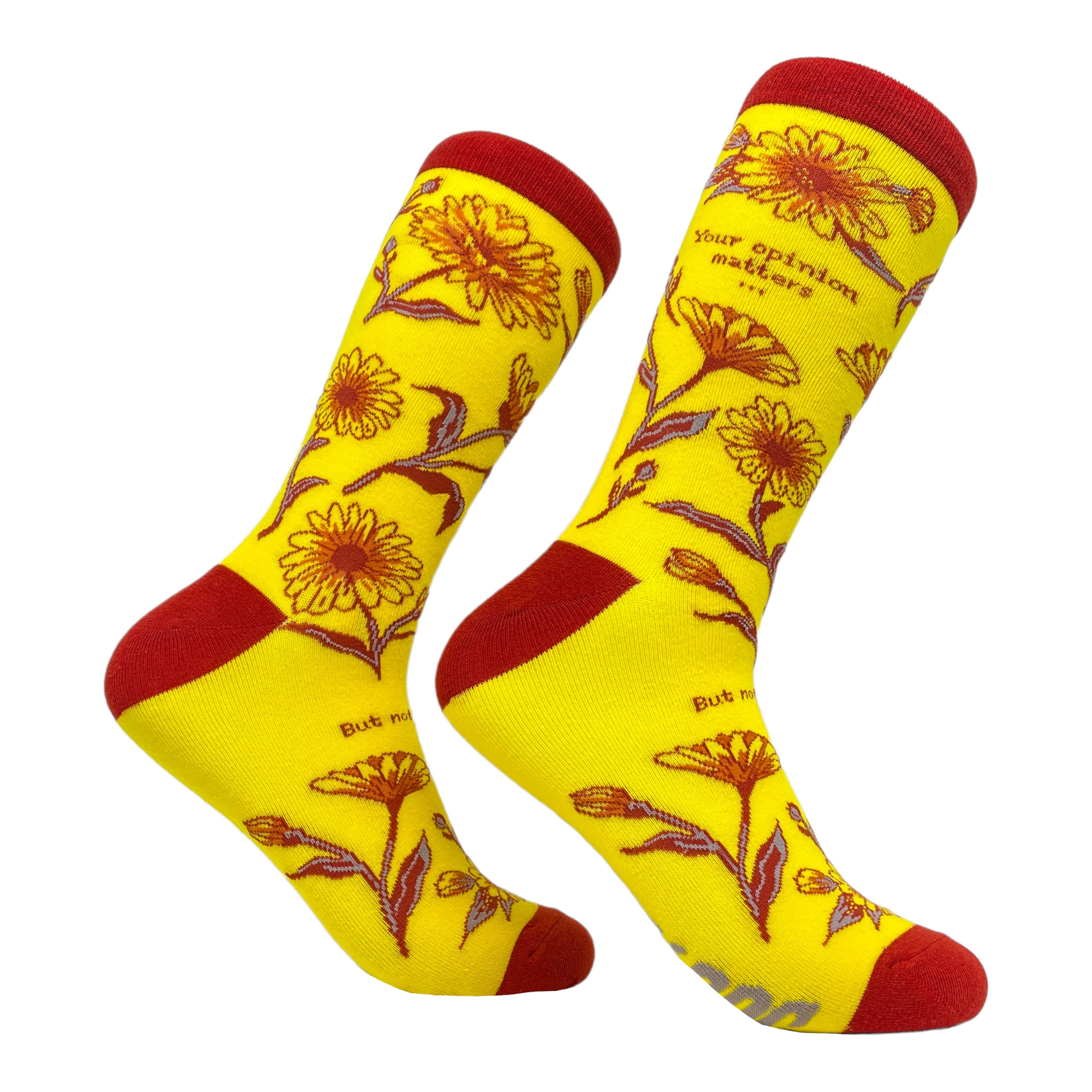 Womens Your Opinion Matters But Not To Me Socks